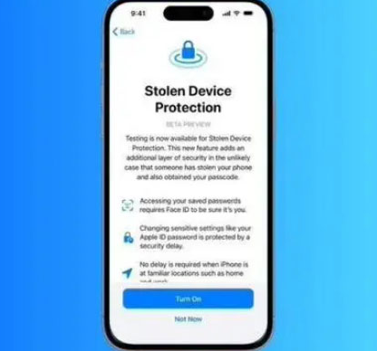鄄城苹果授权维修店分享被盗设备保护功能开启方法 