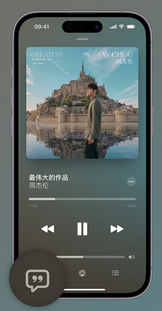 鄄城iphone维修分享如何在iPhone上使用Apple Music全新唱歌功能 