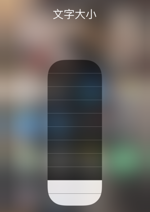 鄄城苹果手机维修分享小技巧：在 iPhone 控制中心快速调节字体大小 